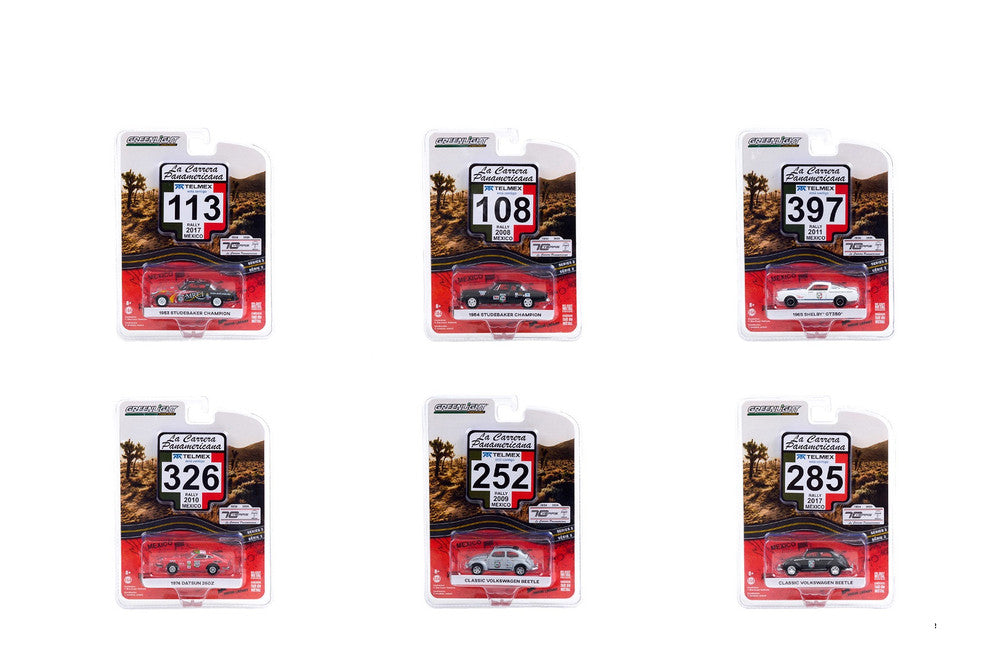 La Carrera Panamericana Series 3 Set of 6 1/64 GreenLight GR13280/48