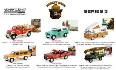 Smokey Bear Series 3 set off 6 1/64 GreenLight GR38070