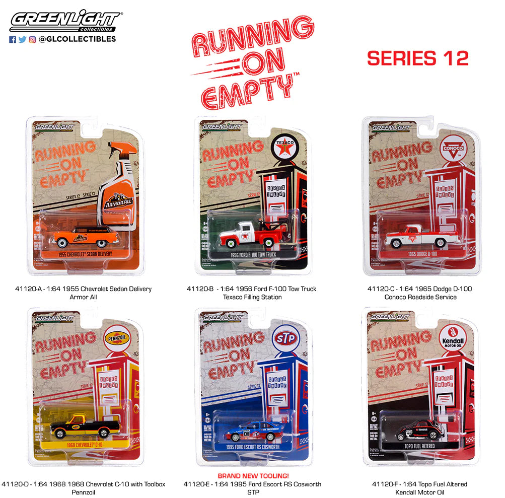 Running On Empty Series 12 set off 6 1/64 GreenLight GR41120/48