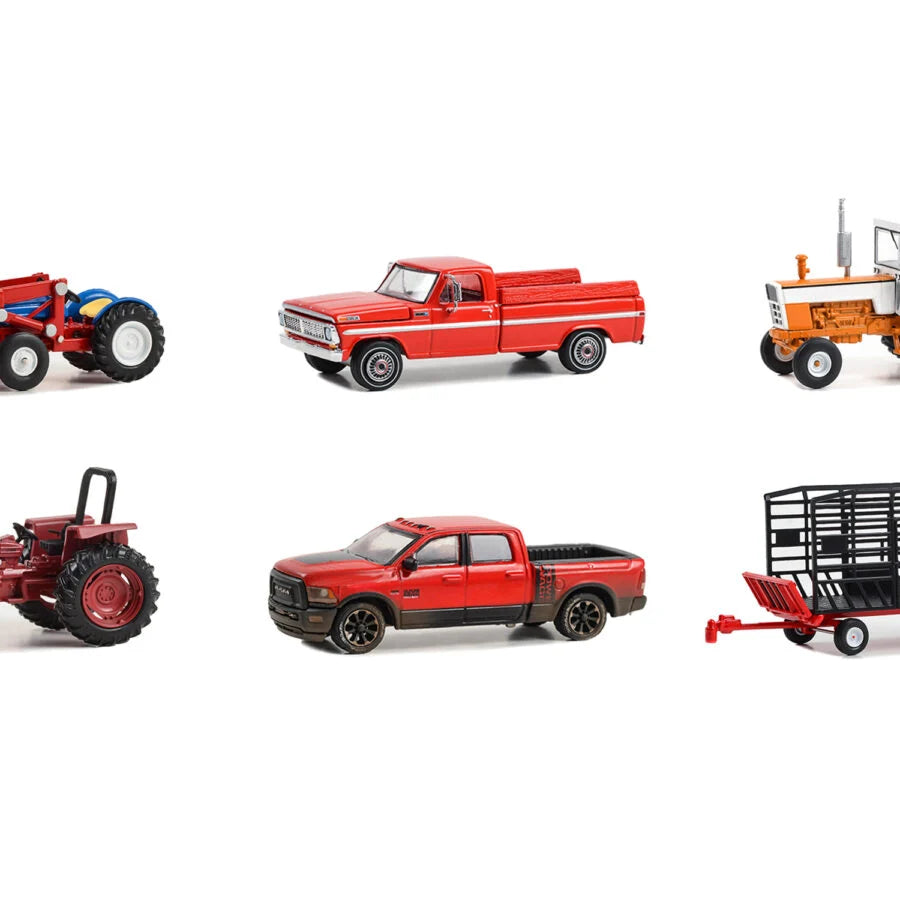 Down On The Farm Series 8 set off 6 1/64 GreenLight GR48080/48