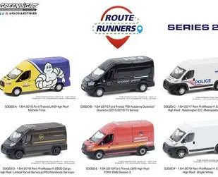 Route Runners Series 2 set off 6 1/64 GreenLight GR53020/48