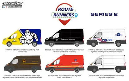 Route Runners Series 2 set off 6 1/64 GreenLight GR53020/48