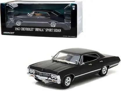 Chevrolet Impala Sport Sedan - Tuxedo Black 1967 1/24 GreenLight GR84035