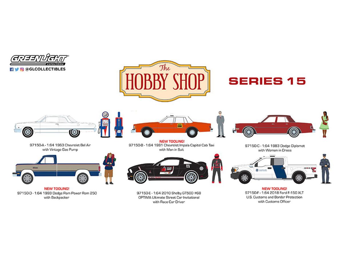 The Hobby Shop Series 15 1/64 GreenLight GR97150/48