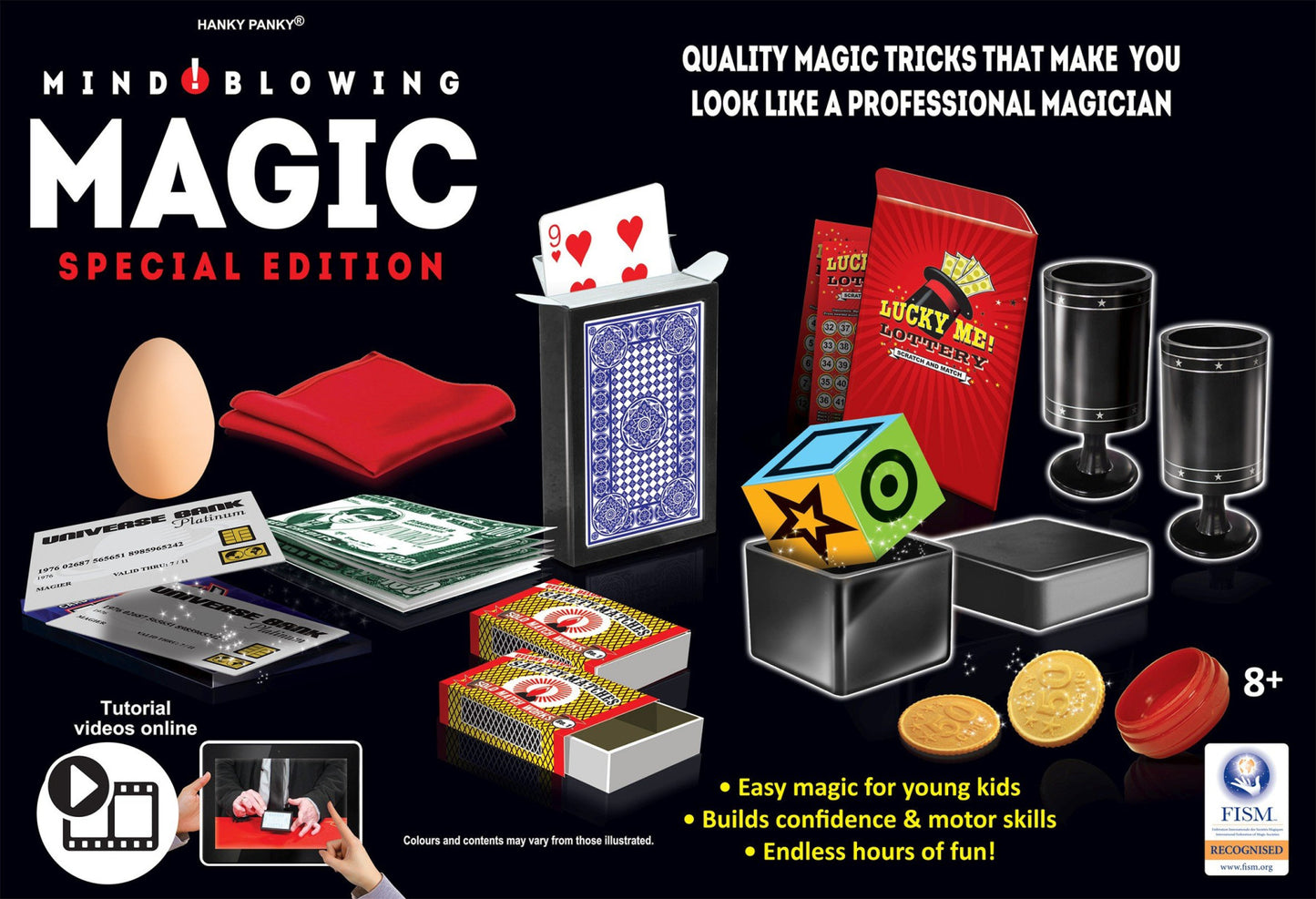 Mind-Blowing Magic - Special Edition 30 Magic Tricks Hanky Panky 1250