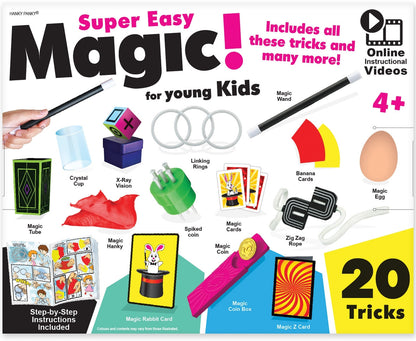 Super Easy Magic – 20 Magic Tricks Hanky Panky 4994
