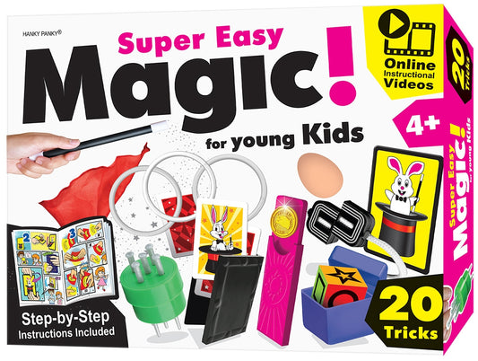 Super Easy Magic – 20 Magic Tricks Hanky Panky 4994
