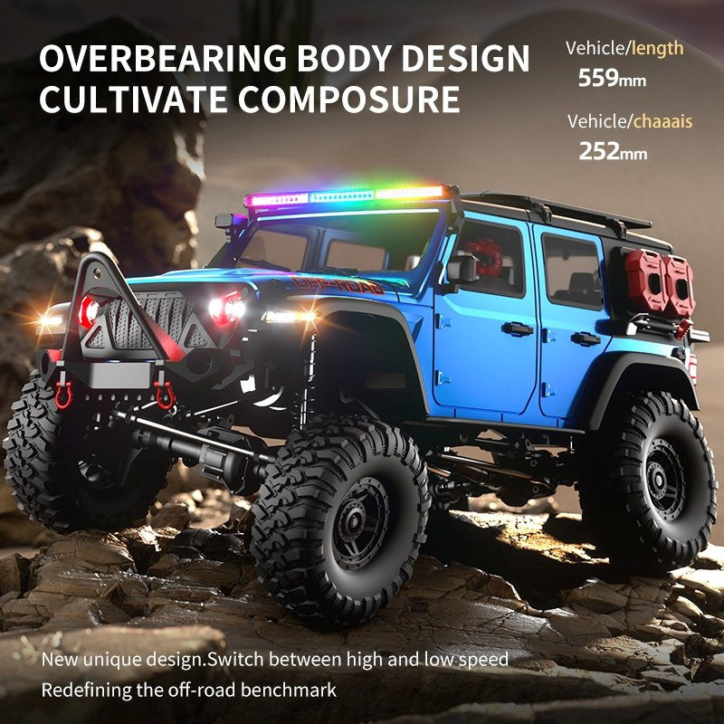 R/C R1013 Rubicon (2 Speed Gear Box) Blue 1/10 RC Leading  HTRC1115