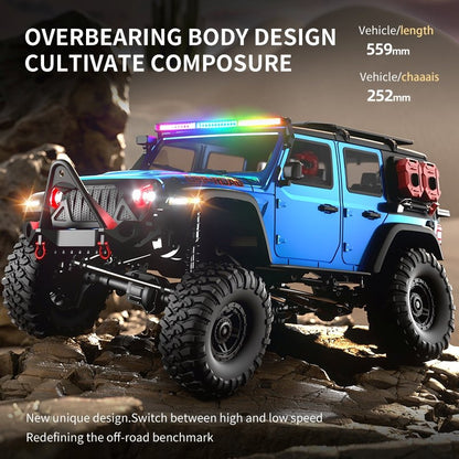 R/C R1013 Rubicon (2 Speed Gear Box) Blue 1/10 RC Leading  HTRC1115