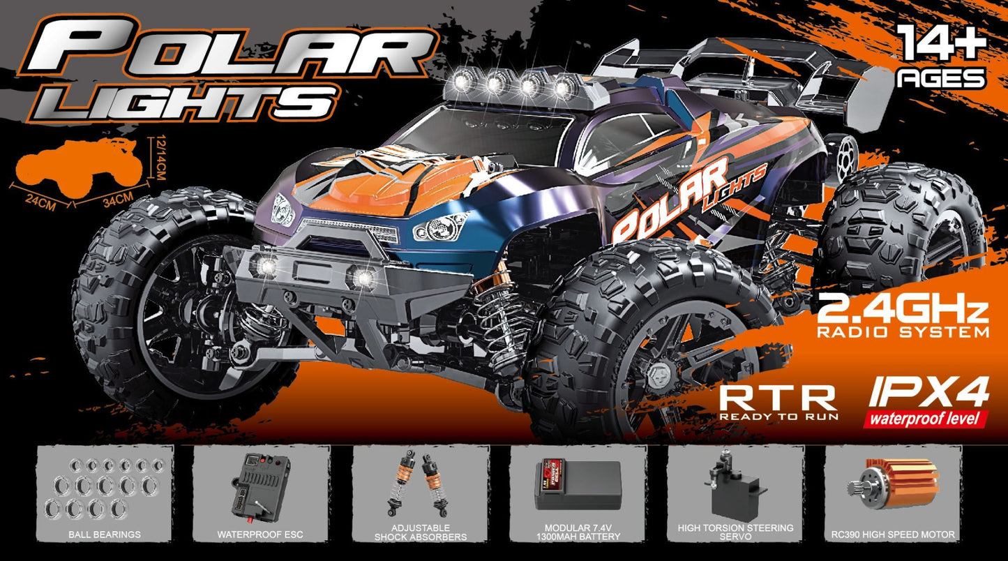 R/C 2.4GHz Brushed High Speed Racing Car 1/14 RC Leading HTRC1128