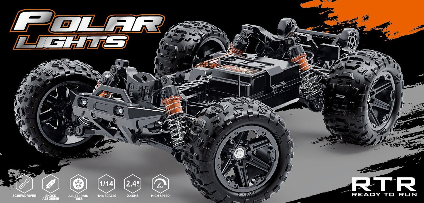 R/C 2.4GHz Brushed High Speed Racing Car 1/14 RC Leading HTRC1128