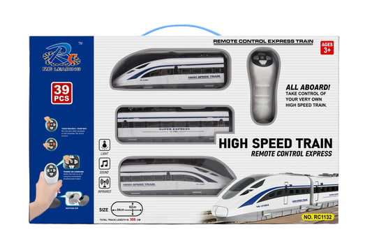 R/C High Speed Train w/light & sound (39pcs) RC Leading HTRC1132