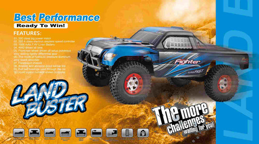 R/C FY-01 4WD Land Buster SC Truck 1/12 RC Leading HTRC1171