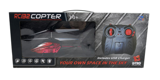 RC132 3.5Ch IR Alloy Helicopter w/Gyro (2 Asst) RC Leading HTRC132