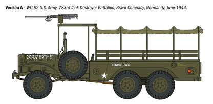 Dodge WC62/63 1.5t 6x6 Truck - 1/35 Scale - Italeri - IT96230