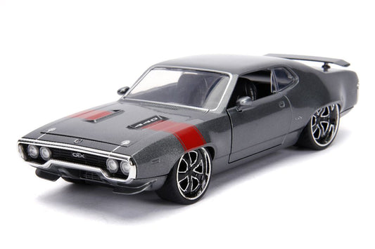 Plymouth GTX Bigtime Muscle Grey 1972 - 1/24 Scale - Jada - JAD30530