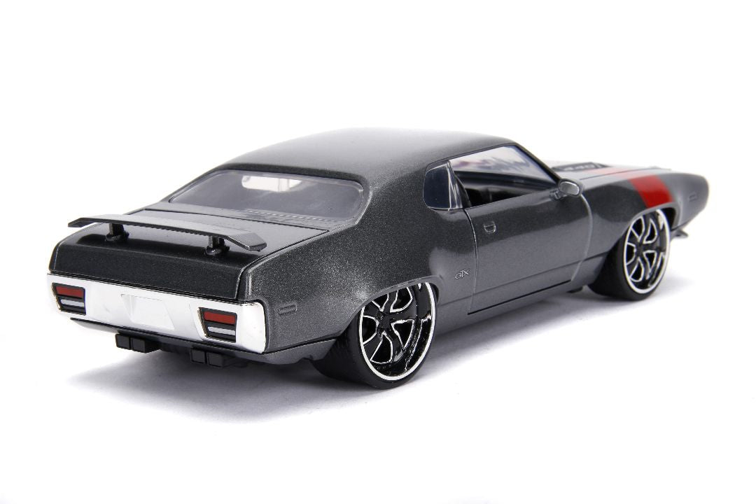 Plymouth GTX Bigtime Muscle Grey 1972 - 1/24 Scale - Jada - JAD30530
