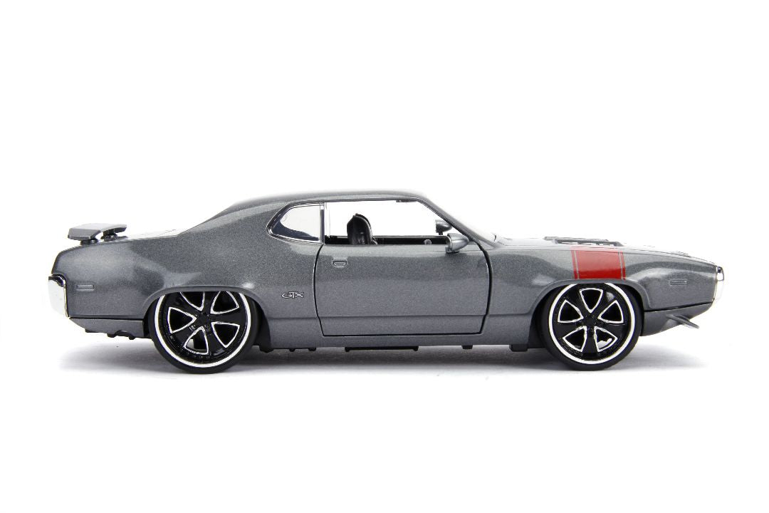 Plymouth GTX Bigtime Muscle Grey 1972 - 1/24 Scale - Jada - JAD30530