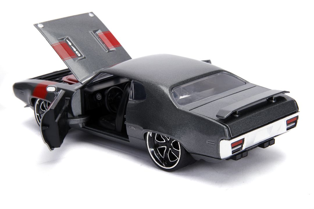 Plymouth GTX Bigtime Muscle Grey 1972 - 1/24 Scale - Jada - JAD30530