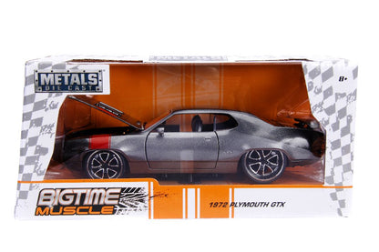 Plymouth GTX Bigtime Muscle Grey 1972 - 1/24 Scale - Jada - JAD30530