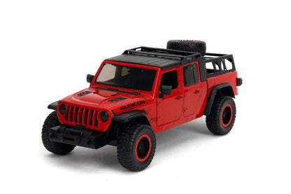 JEEP Gladiator Just Trucks Rack/Wheel Swop Red 2020 - 1/24 Scale - Jada - JAD34190