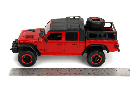 JEEP Gladiator Just Trucks Rack/Wheel Swop Red 2020 - 1/24 Scale - Jada - JAD34190
