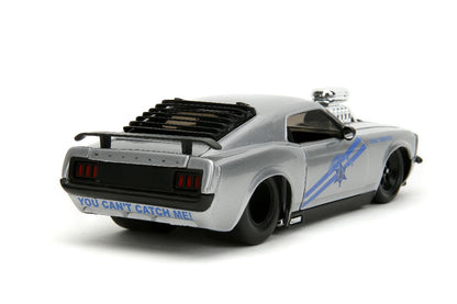 Ford Mustang Boss 429 with engine Blower Silver 1970 - 1/24 Scale - Jada - JAD35021