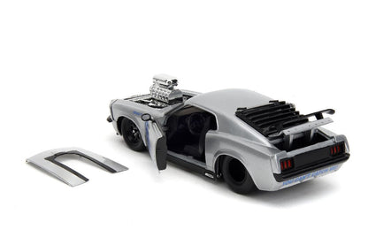 Ford Mustang Boss 429 with engine Blower Silver 1970 - 1/24 Scale - Jada - JAD35021