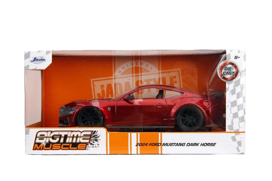 Ford Mustang Dark Horse Candy Red BTM 2024 - 1/24 Scale - Jada - JAD35277
