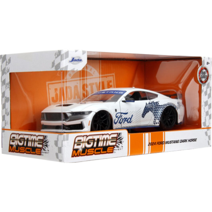 Ford Mustang Dark Horse BTM White 2024 - 1/24 Scale - Jada - JAD35279