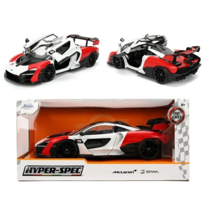 McLaren Senna Red/White Hyper-Spec - 1/24 Scale - Jada - JAD36370