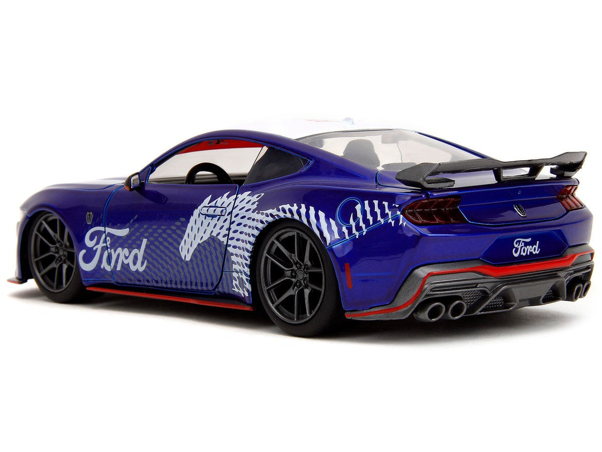 Ford Mustang Dark Horse BTM Blue 2024 - 1/24 Scale - Jada - JAD35419