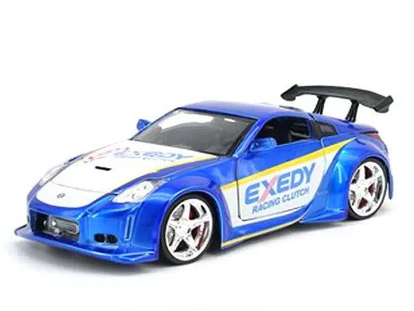 Nissan 350Z Exedy Racing Clutch JDM Blue 2003 - 1/24 Scale - Jada - JAD35959