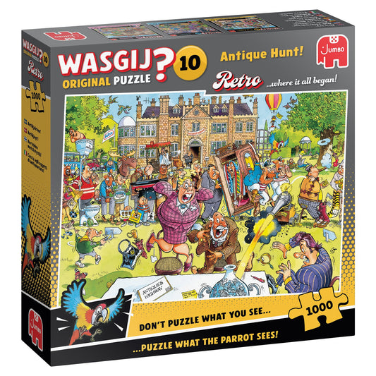 Wasgij Retro Original 10 - Antique Hunt 1000 pcs - Jumbo Puzzle - JB1110100800