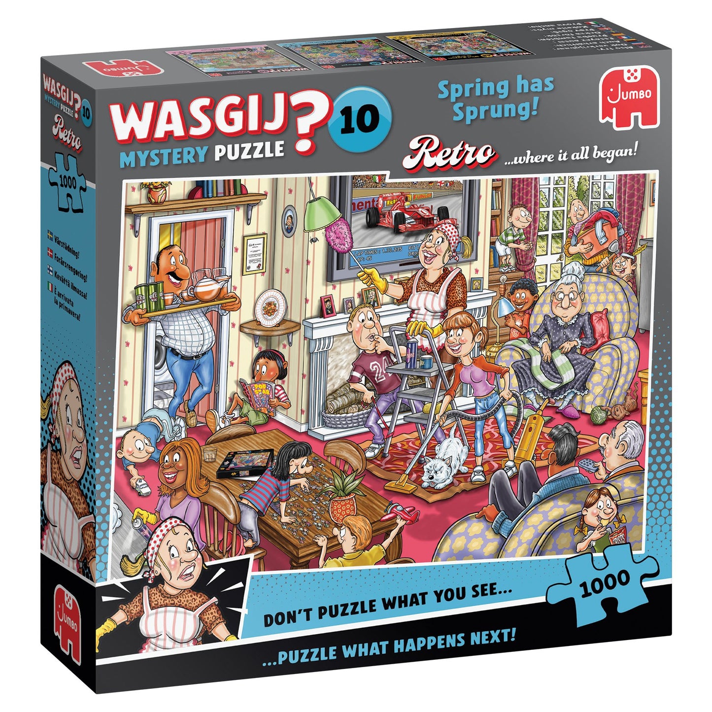 Wasgij Retro Mystery 10 - Spring has Sprung! 1000 pcs - Jumbo Puzzle - JB1110100801