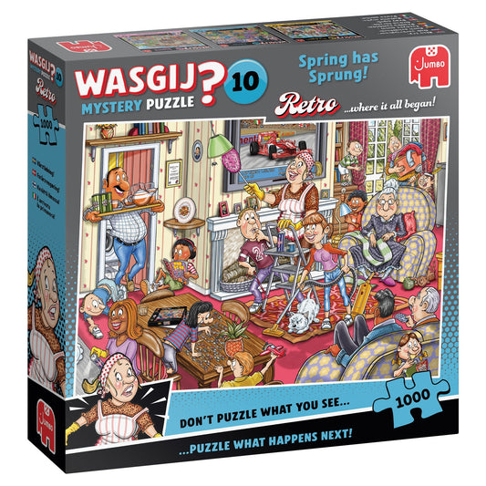 Wasgij Retro Mystery 10 - Spring has Sprung! 1000 pcs - Jumbo Puzzle - JB1110100801