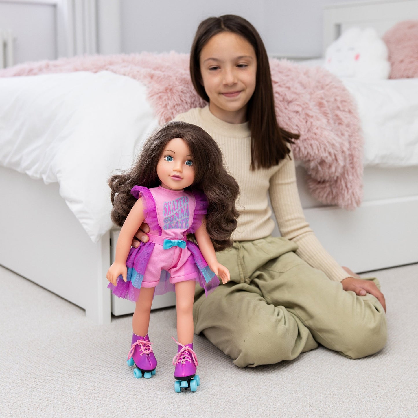 RollerSkater Outfit for 46cm Doll DesignaFriend KK6176