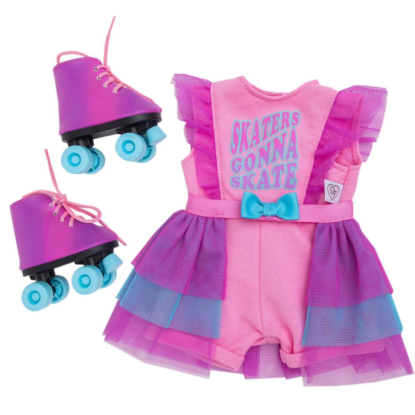 RollerSkater Outfit for 46cm Doll DesignaFriend KK6176