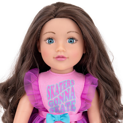 RollerSkater Outfit for 46cm Doll DesignaFriend KK6176