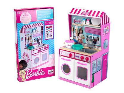 Barbie - Toy kitchen 2 in 1, wood (MDF) Klein Toys 7312