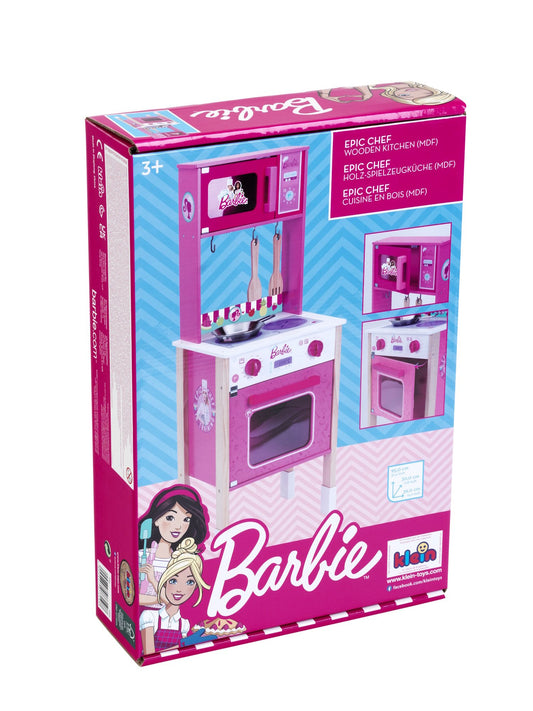 Barbie - Epic chef kitchen, wood (MDF) Klein Toys 7319