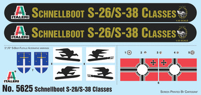 Schnellboot S-26/S-38 - 1/35 Scale - Italeri - IT5625