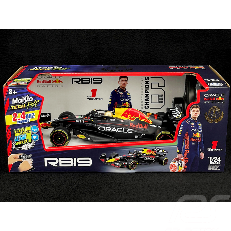 1/24 R/C F1 Red Bull RB19 2023 #1 Verstappen (USB) - 1/24 Scale - Maisto - MAI82358
