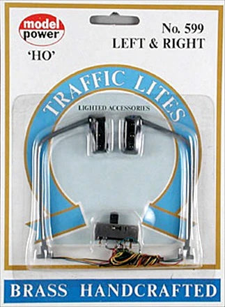 Traffic Signal with 2 (2 per pack) - H0 Scale Model Power MOD1-599