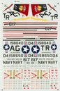 EA-6B's VAQ-136 & VAQ-129 - 1/48 Scale Microscale Decals MS48-203