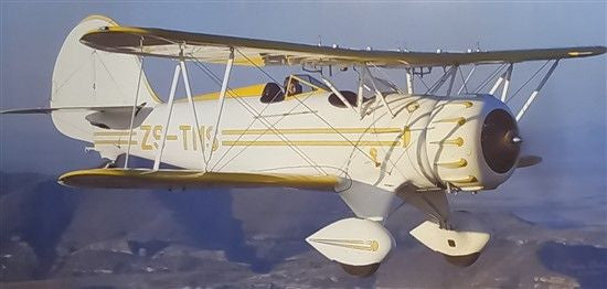 WACO YMF-5C ZS-TMS Poster - NO-206