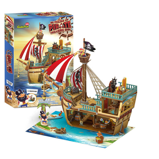 Pirate Treasure Ship 157pcs CubicFun CFP832H