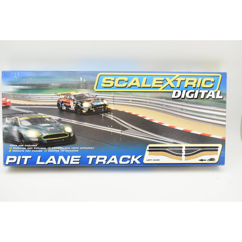 Pit Lane Track (Left Hand) Incl Sensor - 1/32 Scale - Scalextric - SCAC7014