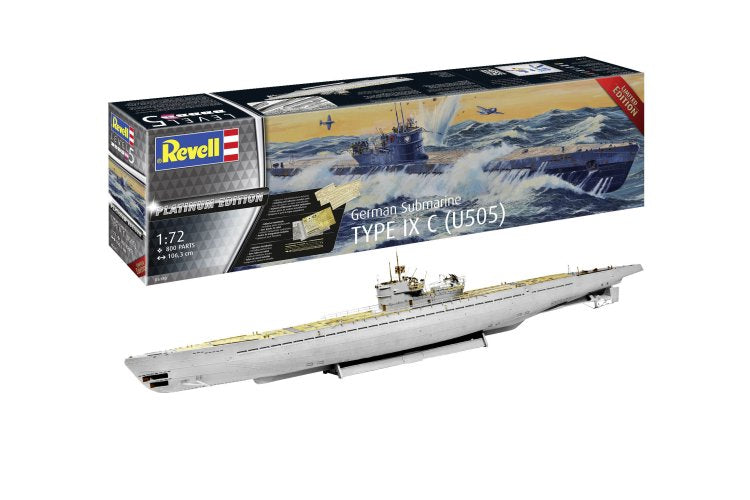 Type IXC Submarine "Platinum Edition" - 1/72 Scale - Revell - REV05180