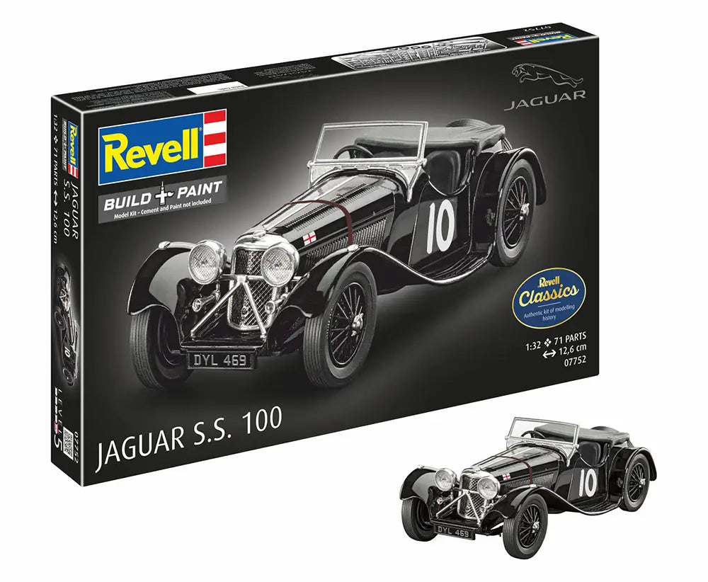Jaguar SS 100 - 1/32 Scale - Revell - REV07752